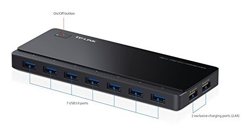 pas cher TP-Link UH720 HUB USB 3.0 7 Ports avec 2 Ports de ReCharge , Noir qOkbNgBY6 tout pour vous