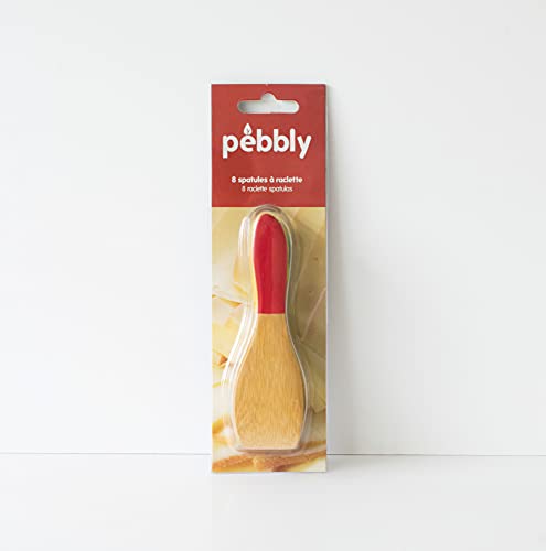 Exclusif Pebbly NBA021 Set de 6 spatules à raclette-Multico, Multicolore, 13 cm JtiyYfiZn pas cher