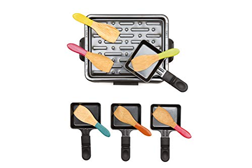 Exclusif Pebbly NBA021 Set de 6 spatules à raclette-Multico, Multicolore, 13 cm JtiyYfiZn pas cher