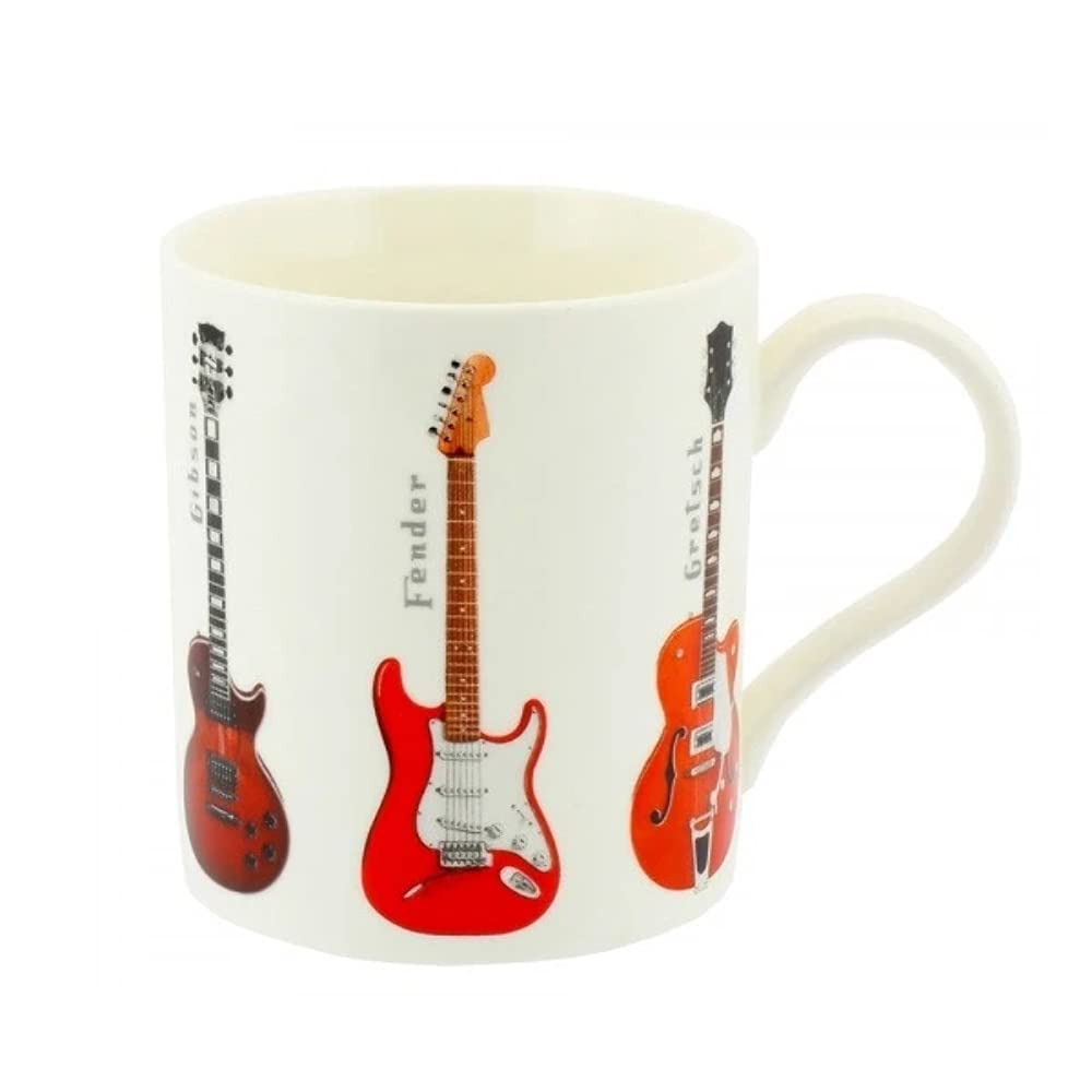 prix de gros My Music Gifts Leonardo Collection Mug en porcelaine anglaise Motif guitare classique UXs3rmGCN vente chaude