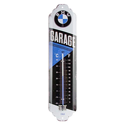 grand escompte Nostalgic-Art 80312 Thermomètre analogique BMW – Garage – Cadeau pour les fans d´accessoires automobiles, en métal, Vintage décoration, 6,5 x 28 cm tOwpbmq5C véritable contre