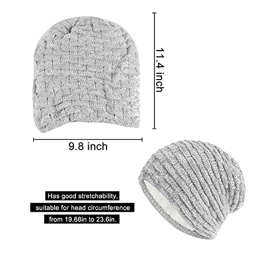 Outlet Shop  Bonnet tricoté pour femme - Pour l´hiver - En polaire douce et chaude RarioTXj5 stylé 