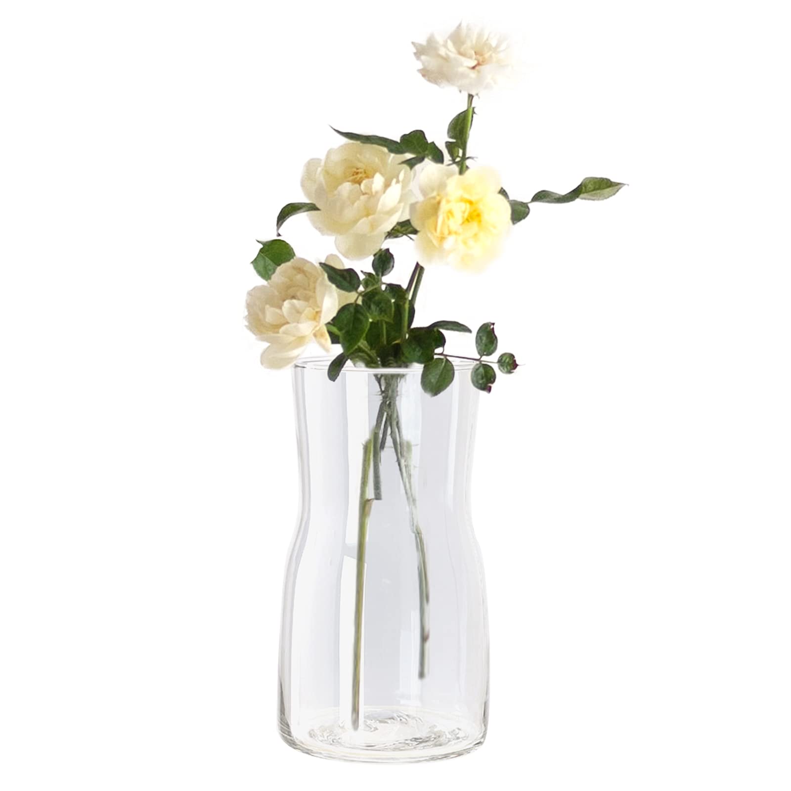 en ligne vase verre transparent vase transparent Vase à fleurs vase jonquille petits Vases en verre pour fleurs grands Vases en verre taillé pour fleurs 17 cm / 6,69 pouces de hauteur GPirQPT8X en vente