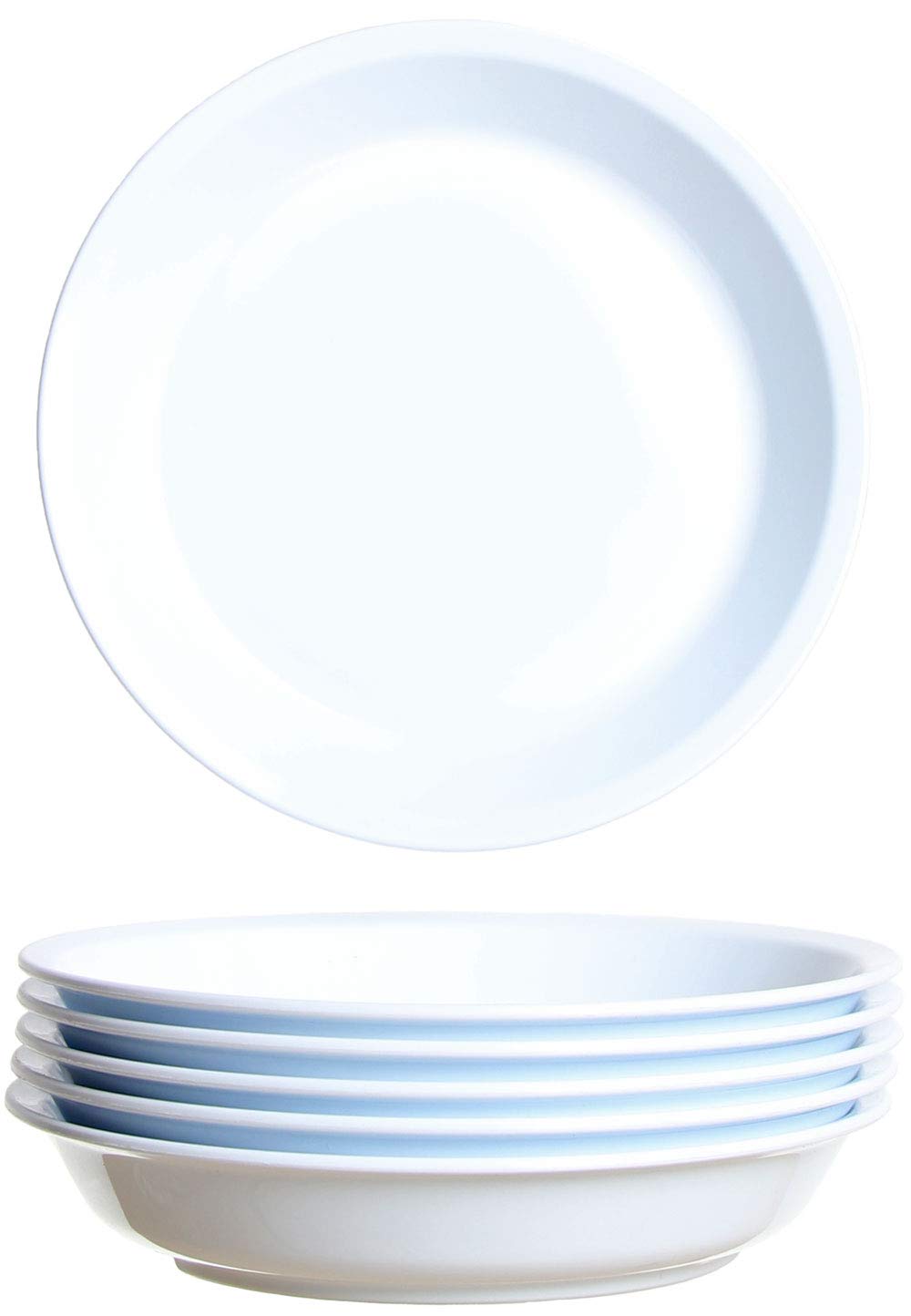 grand choix idea-station Gastro Assiette Plastique 6 x 21 cm - Blanc - Assiette Enfant - Assiette Creuse - Vaisselle Camping mMOXt5O1U vente chaude