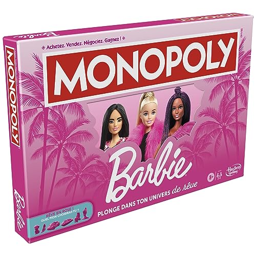 chic  Jeu de Plateau Monopoly : édition Barbie Qkf8DaQsd Vente chaude