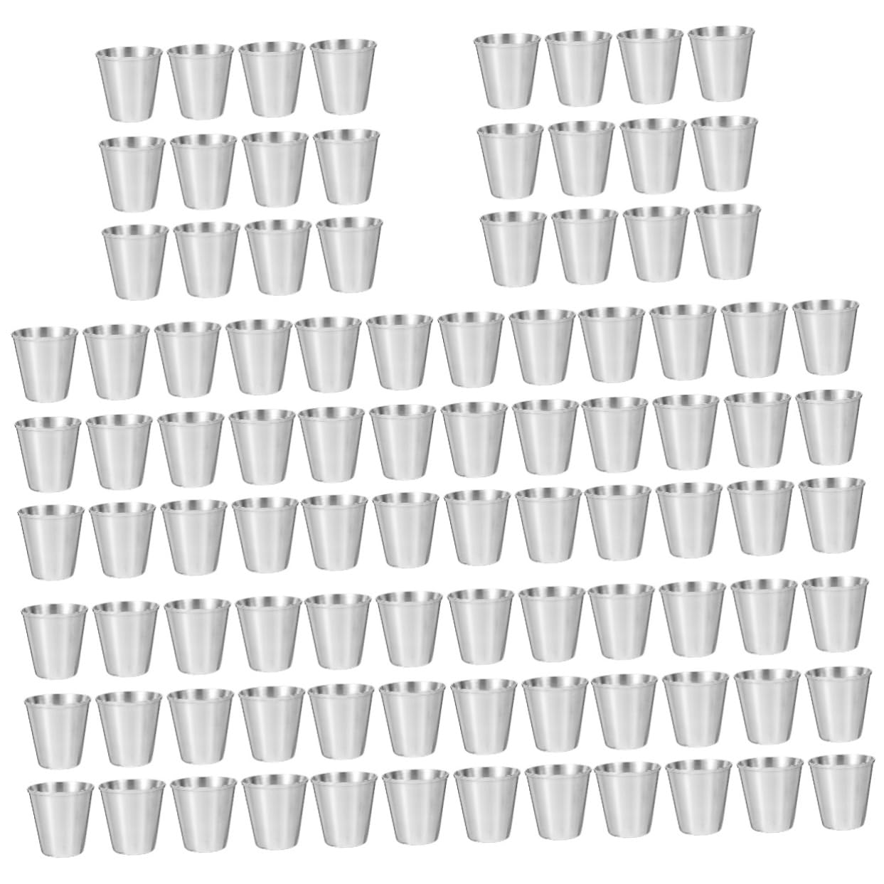 grande remise Zerodeko 96 Pièces bols à tremper en acier tasse à café transparente tasses en verre chope à Biere tasse à spiritueux portable tasse de lait de thé empilable petits verres vin JzIVKinHU en solde