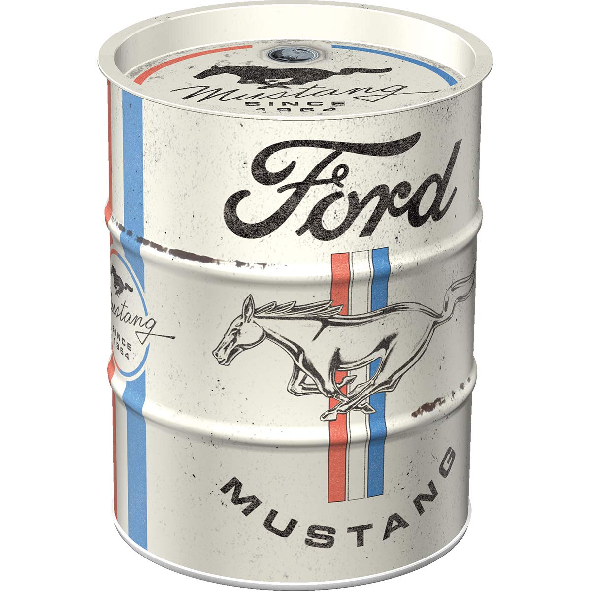 en vente Nostalgic-Art, Tirelire rétro Ford Mustang - Horse - Idée de Cadeau pour Voiture Accessoires Fans Tirelire en métal Vintage 600 ML 31510 6egVP0HtS Vente chaude