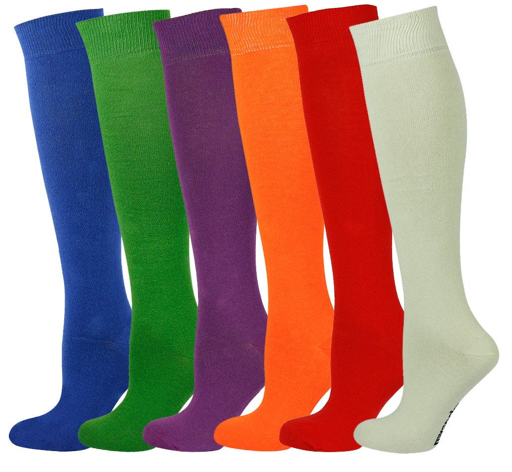 boutique en ligne Mysocks Unisexe uni genou haut chaussettes 6LqizXu1D meilleure vente