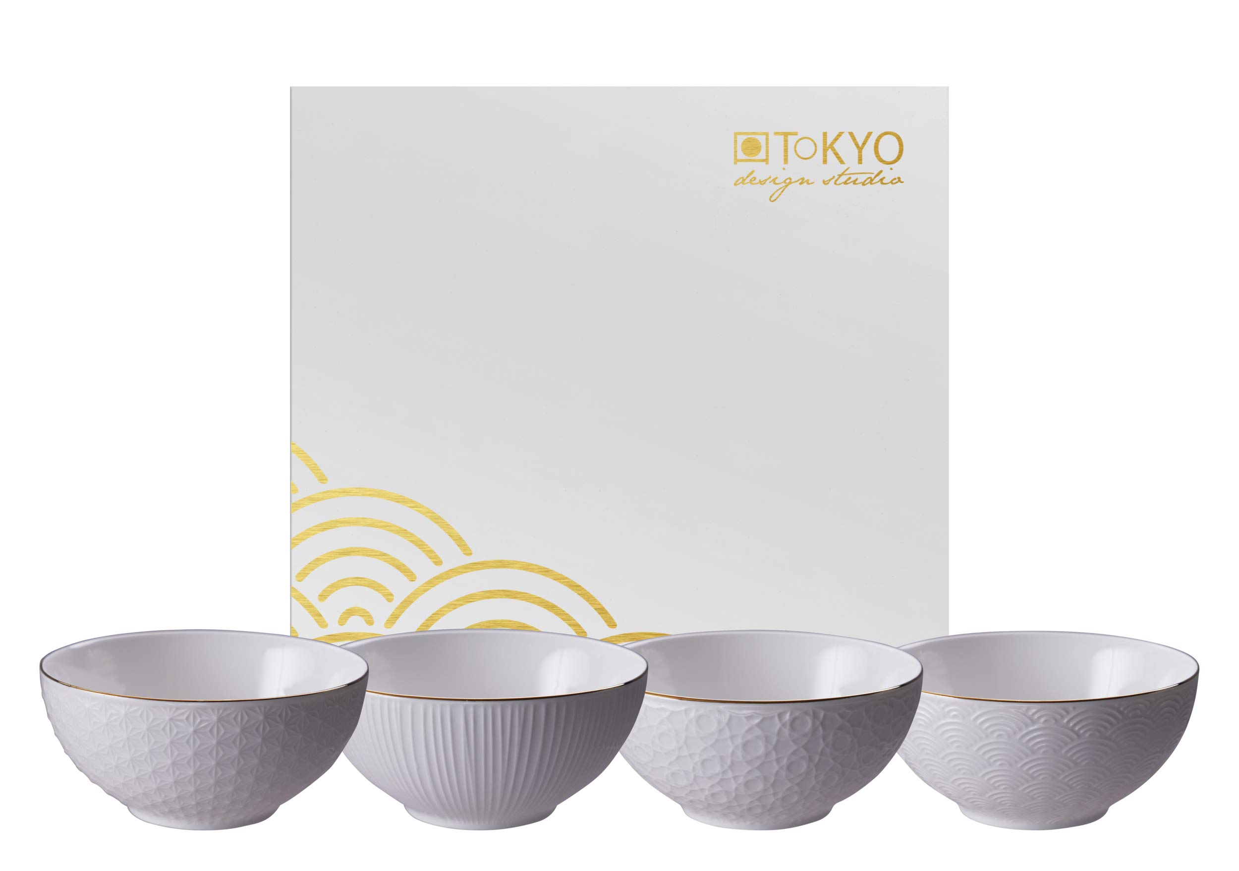 bon prix TOKYO design studio Nippon White, Set de 4 Bol