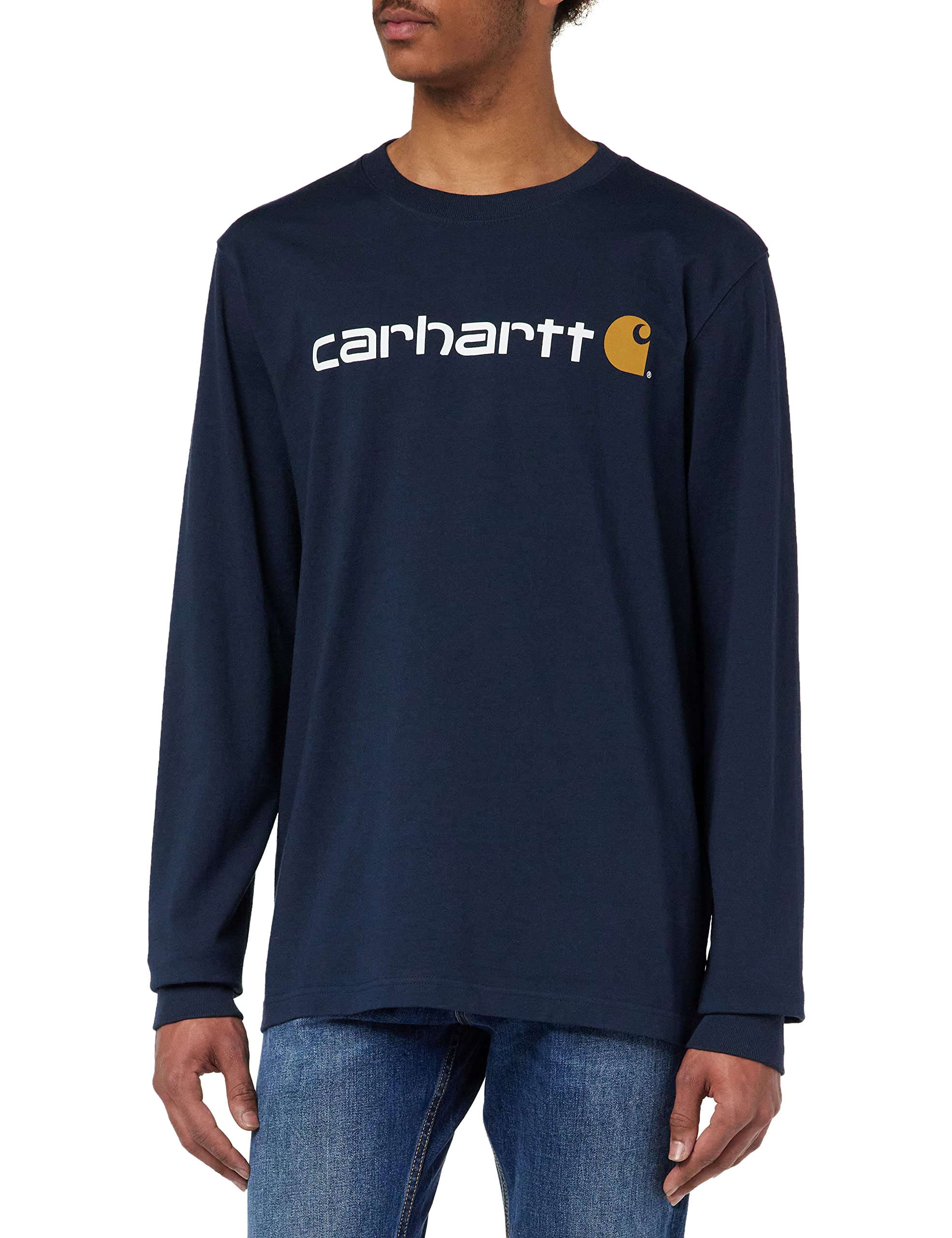 grand choix Carhartt T- Shirt À Manches Longues Épais avec Logo Imprimé Coupe Décontractée Homme sSgvgBAvn Outlet Shop 